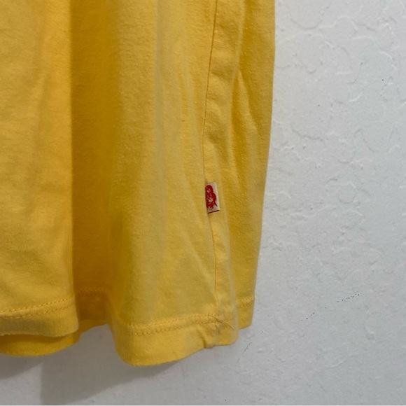 Curious Gypsy Women’s M Vintage Yellow Casual V Neck Mini Sundress - Picture 3 of 6